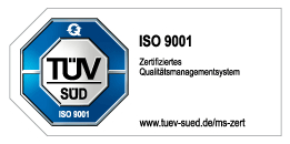 TüV Logo für Sondermachinenbau Sondermaschinen